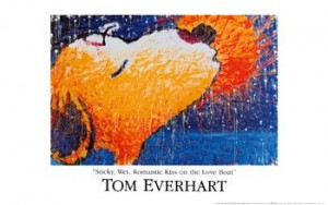 Sticky Wet Romantic Kiss on the Loveboat by Tom Everhart