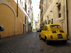Yello Fiat in Rome