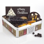 Dark Chocolate Merry Christmas Gift Set - Sent With A Loving Kiss