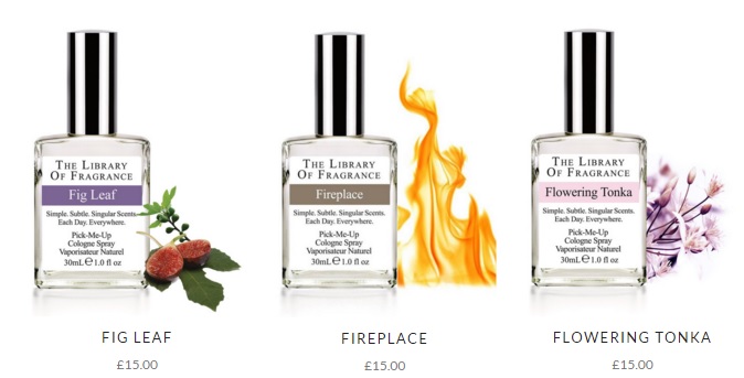 The Library of Fragrance perfumes