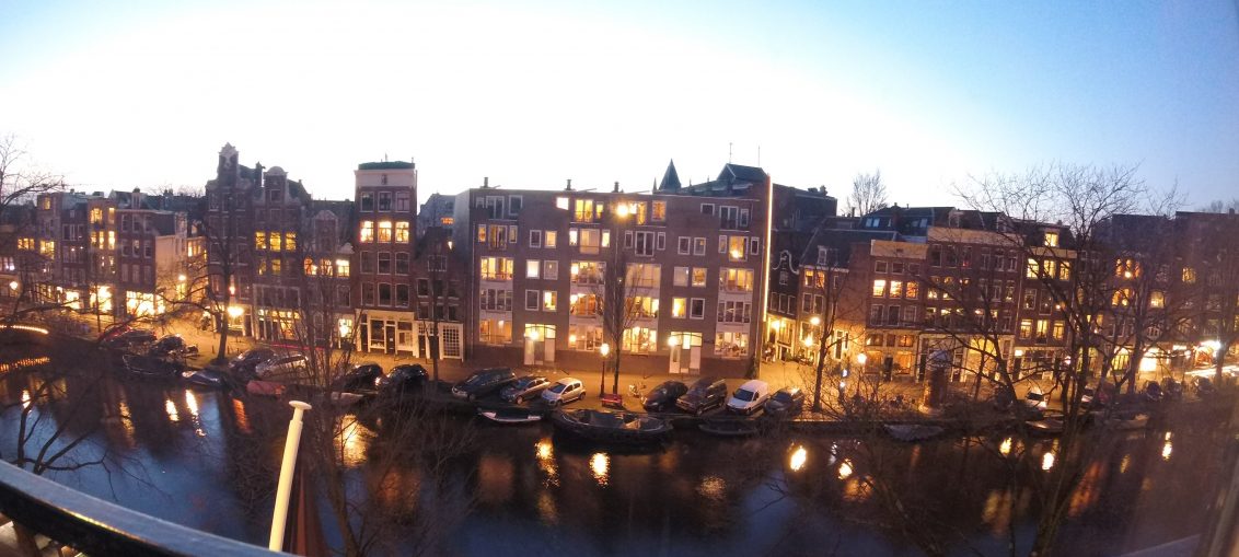 Amsterdam Canals at Dusk
