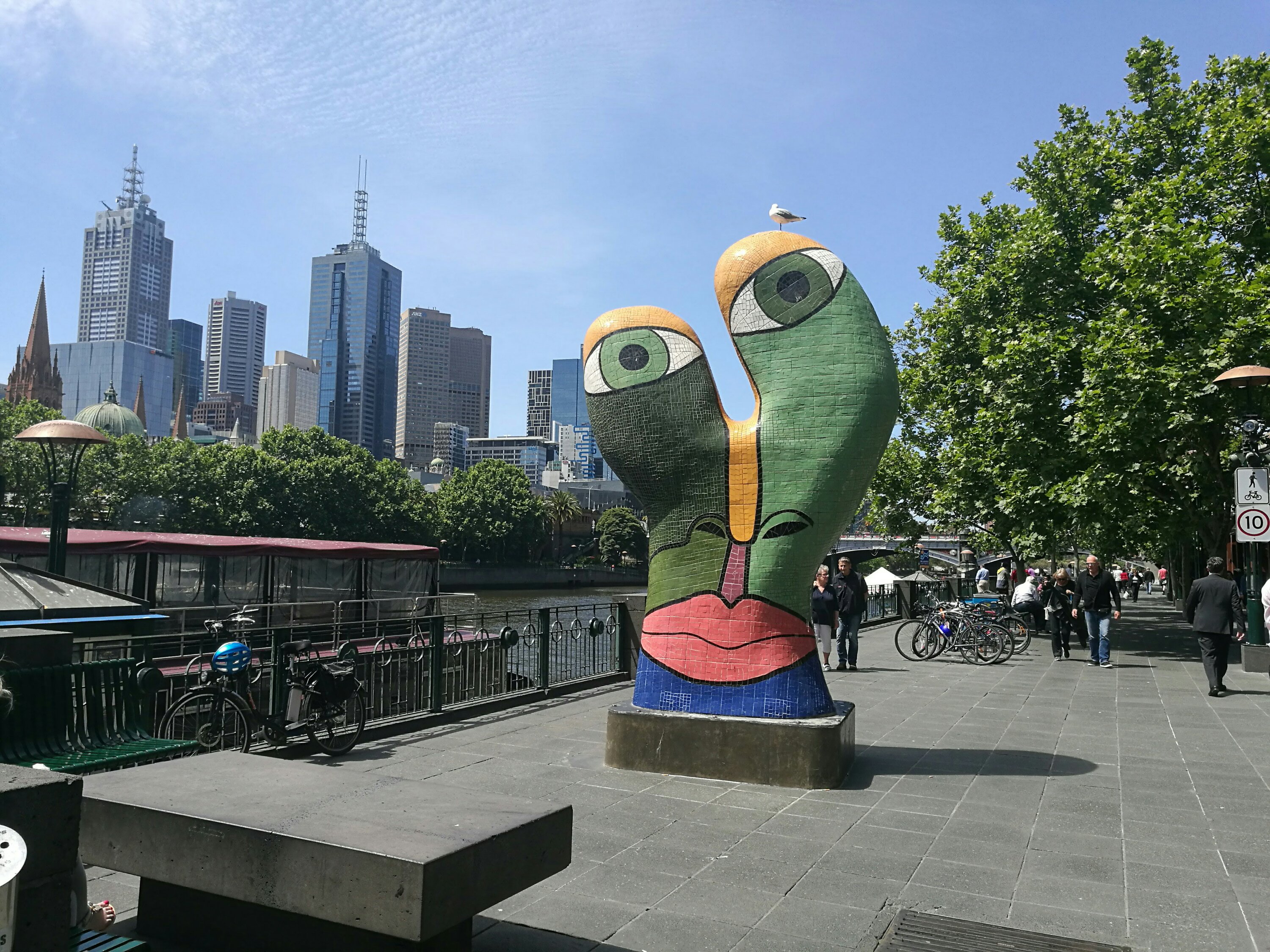 Interesting artwork in Melbourne